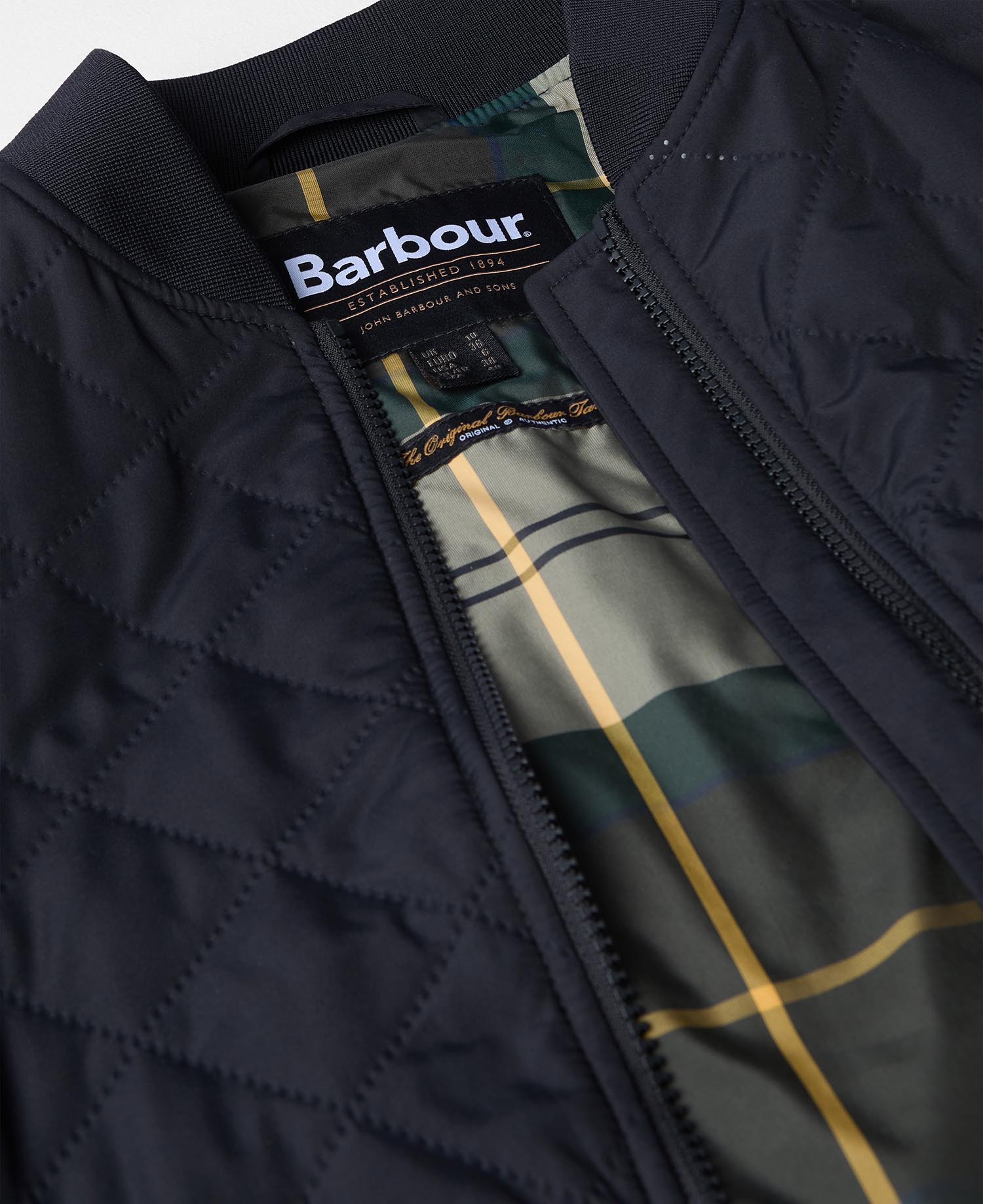 Emlyn Quilted Bomber Jacket image number 5