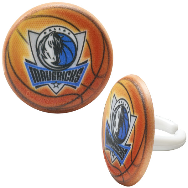 NBA Team Basketball Cupcake Rings