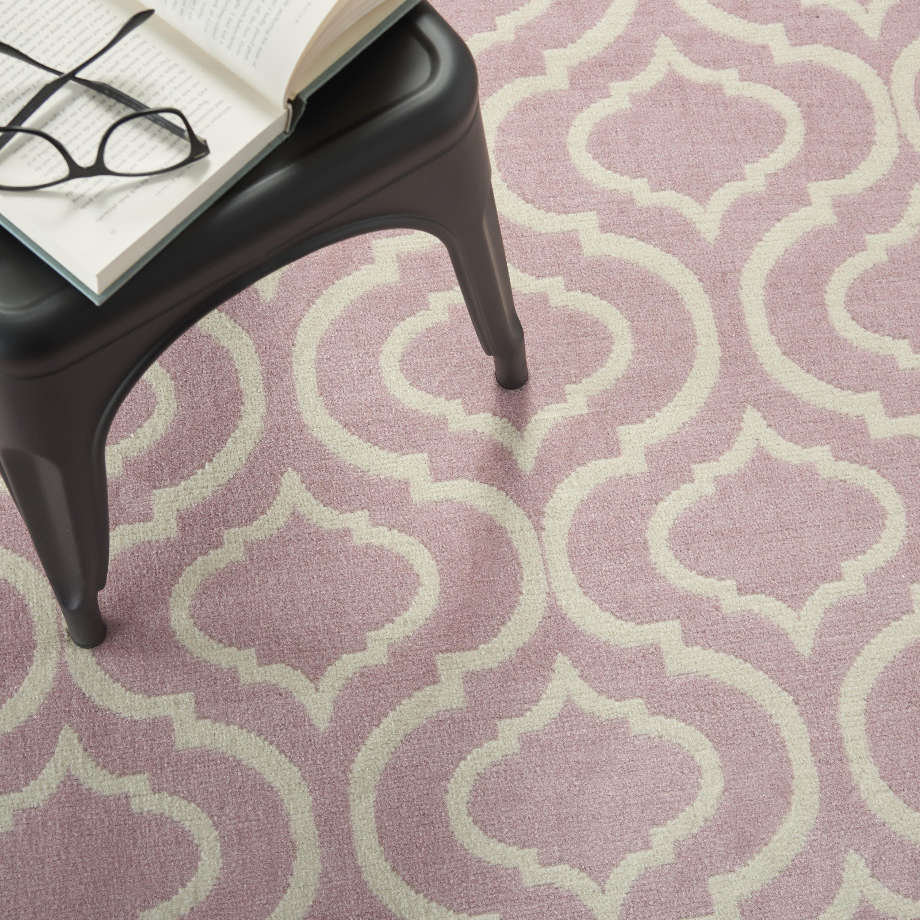 Nourison Jubilant 6' x 9' Pink Contemporary Indoor Rug