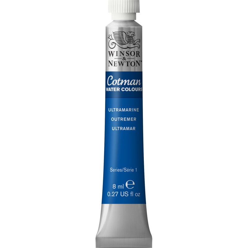 Cotman Watercolor Paint, 8 mL Tube, Ultramarine