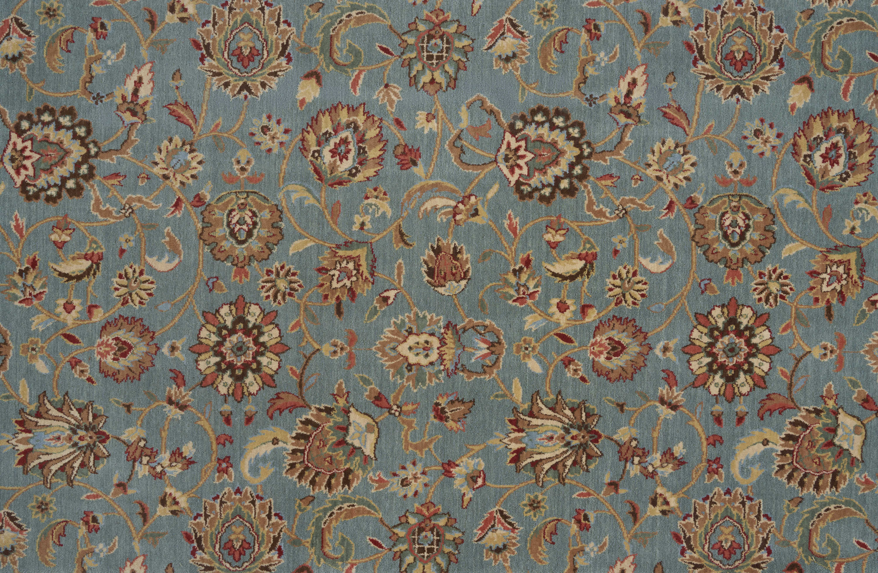 GRAND PARTERRE KASHAN ELITE PT01 BLUE BROADLOOM