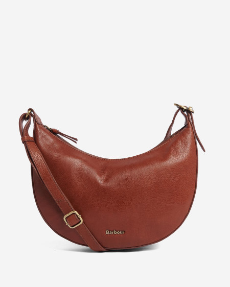 Borsa Laire in pelle a mezzaluna