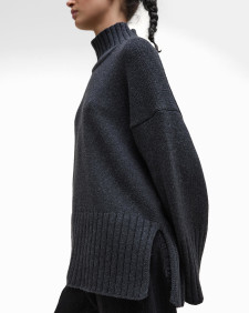 Rollkragenpullover Serena Charcoal