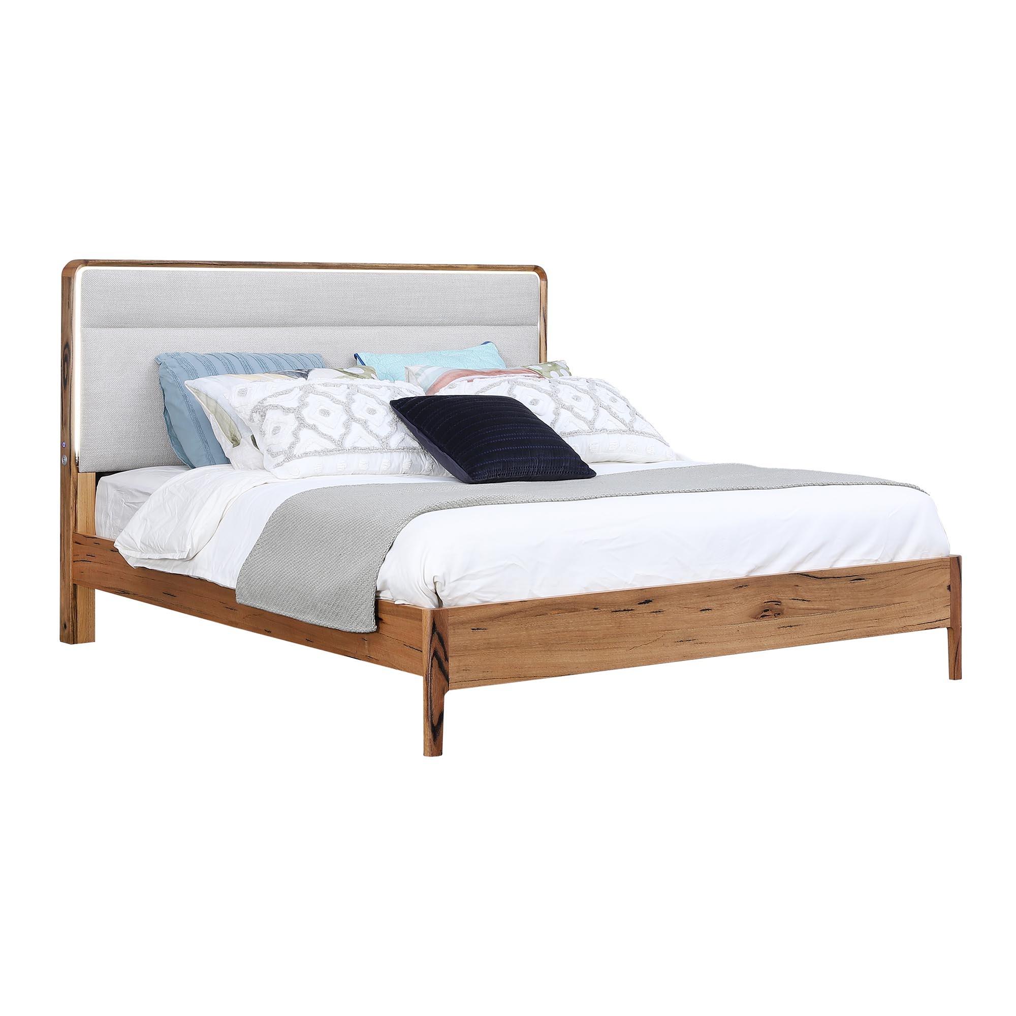 Lifestyle image of the  Broulee Bed Frame, Natural from Forty Winks