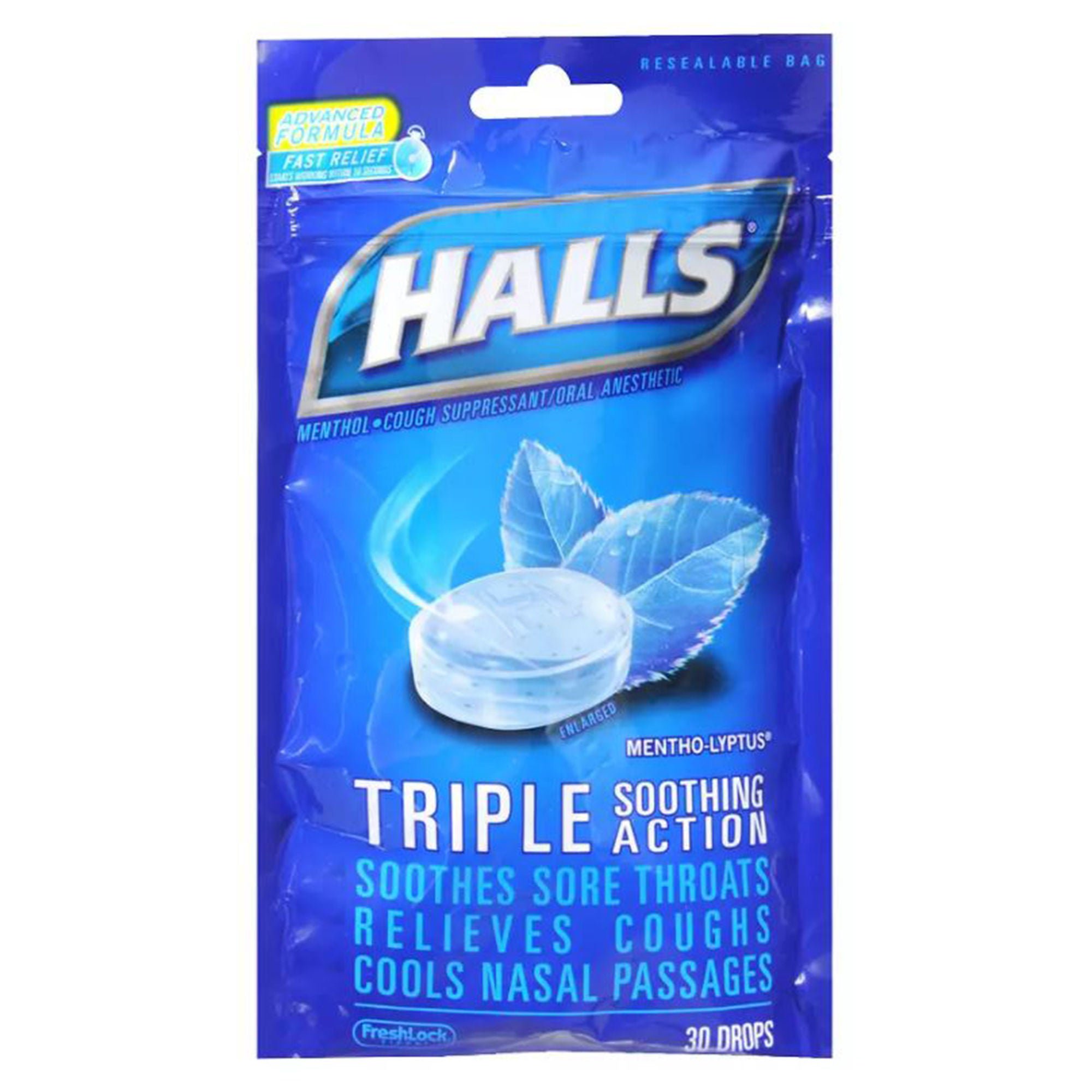 Halls® Mentho-Lyptus Cough Suppressant/Oral Analgesic