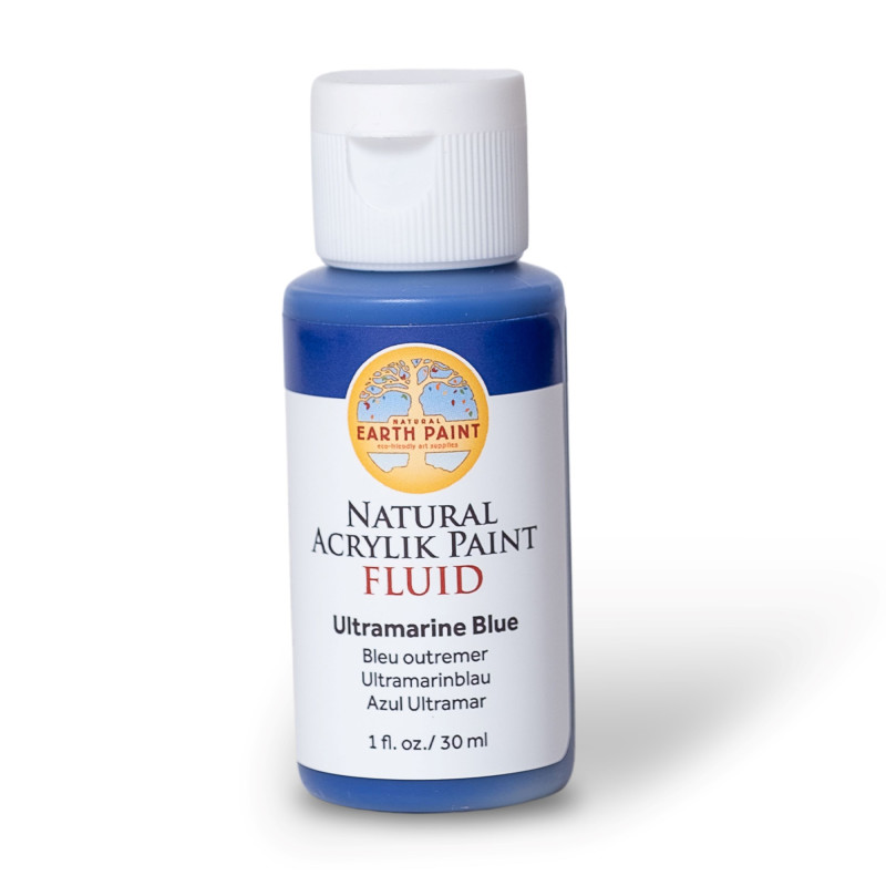Natural Fluid Acrylik Paint, 1 oz, Ultramarine Blue