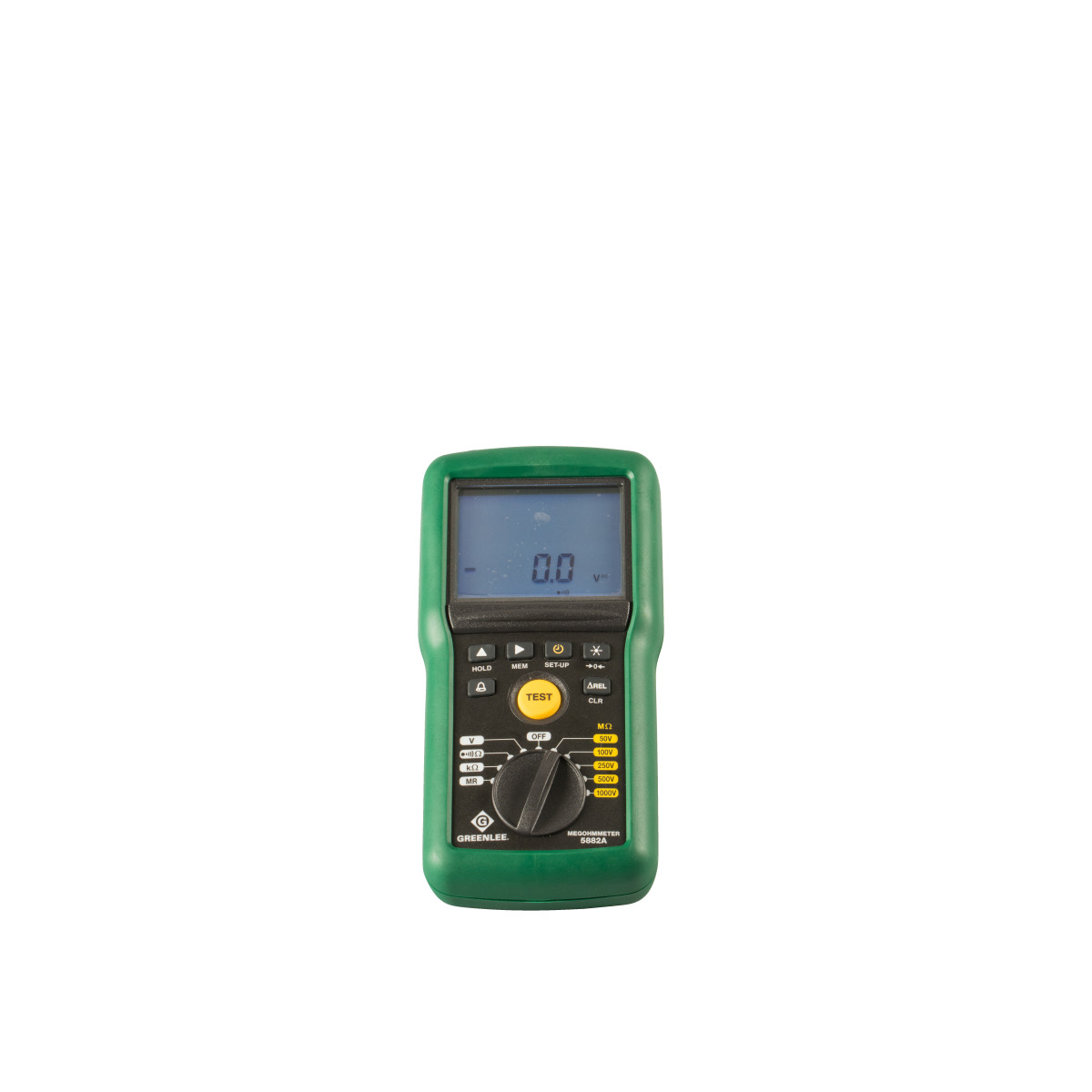 Megohmmeter/Insulation Tester 1kV.  Automatic calculations, potential indes and dielectric absorption ratios.  Tests continuity, resistance and frequency measurements.  Programmable alarms.  Insulation tests resistance continuity.  Hazardous voltage...