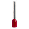 Cable ends, Linergy TR cable ends, single conductor, red, long size, 10 sets of 100