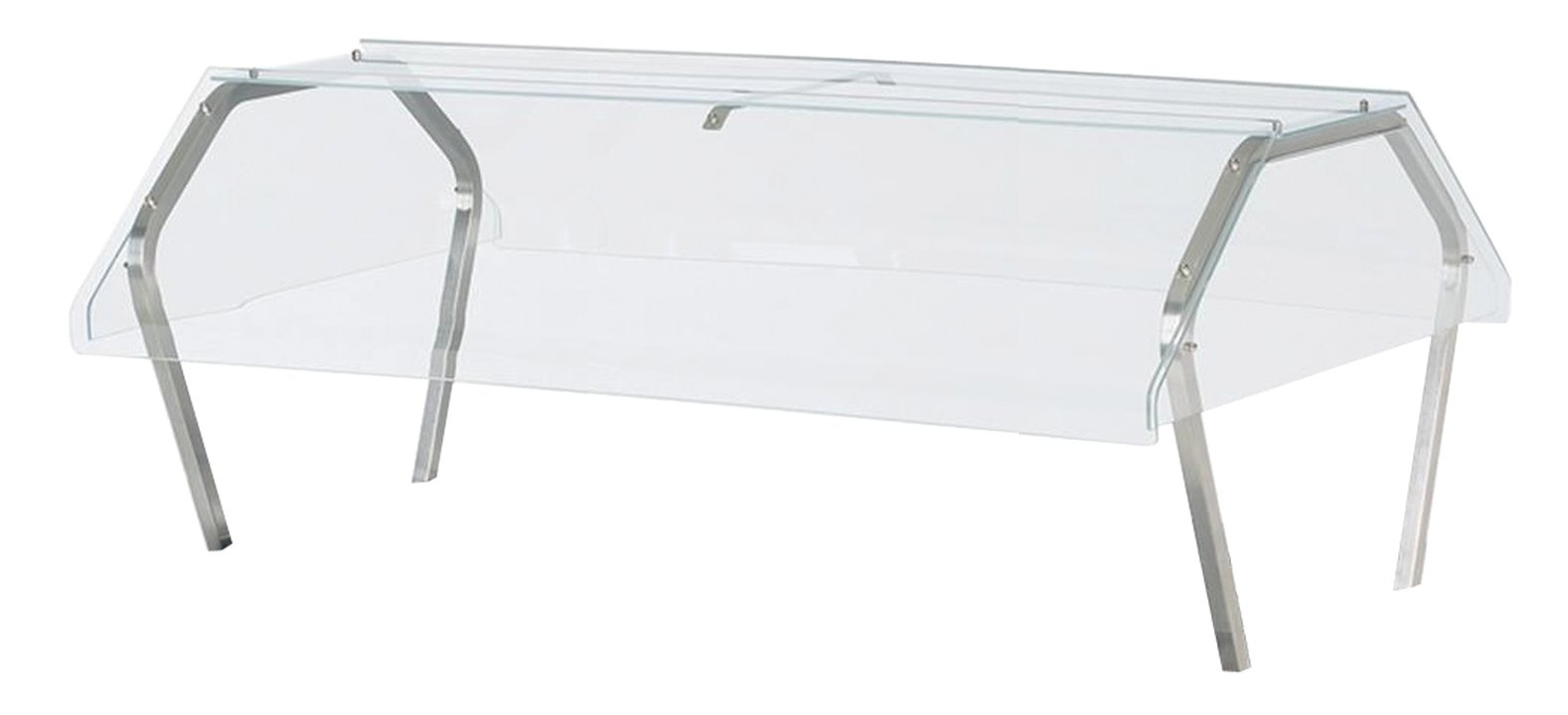 61 ¼-inch buffet-style breath guard for Servewell® table