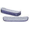 Rubbermaid Commercial, HYGEN™, Microfiber Hook & Loop Finish Mop, 18"W, White