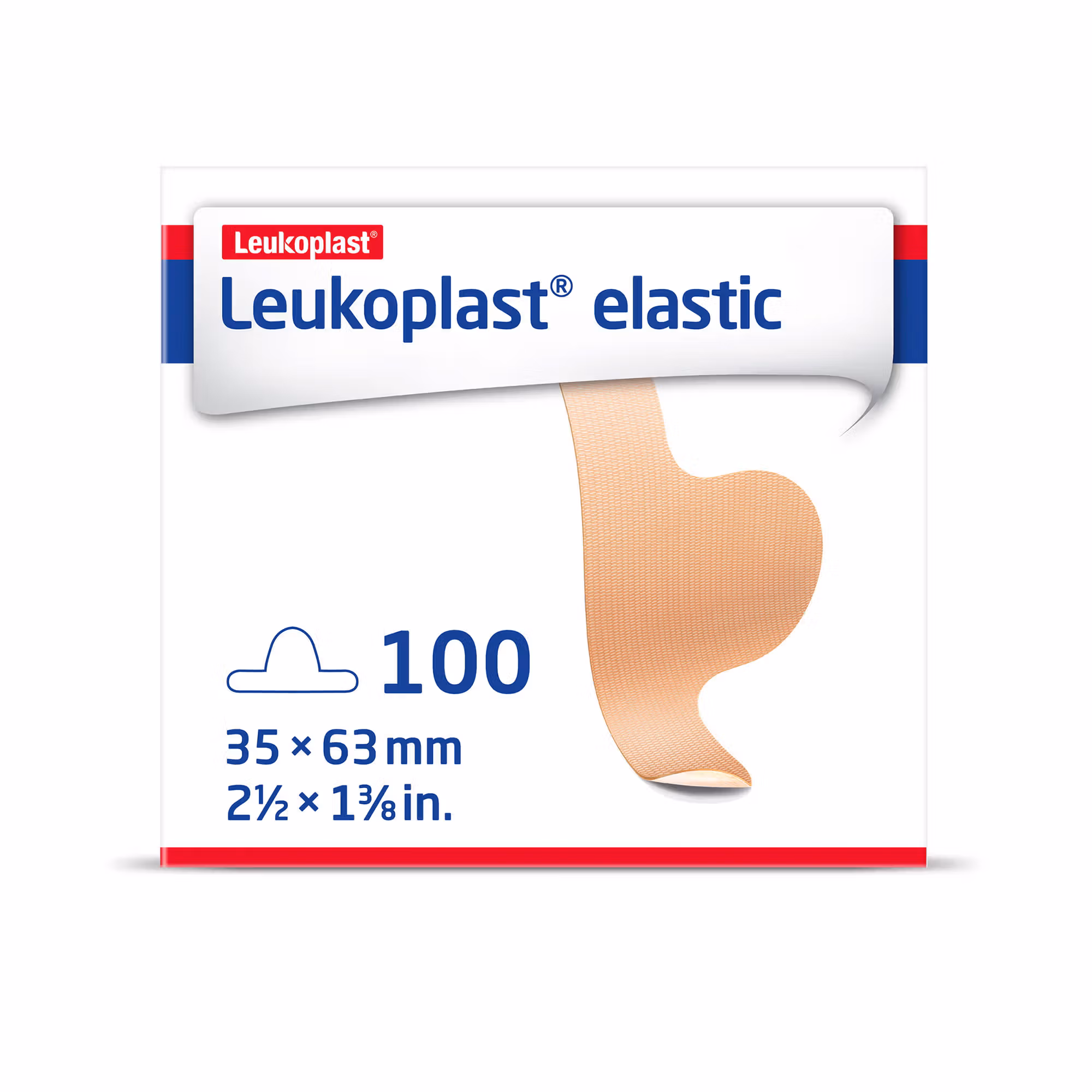 Leukoplast Fabric Adhesive Strip, Toe shield, 1-3/8 x 2-1/2 Inch