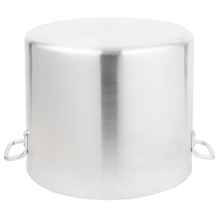 32-quart Arkadia™ aluminum stockpot in natural finish