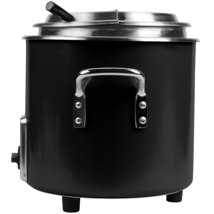 11-quart 120-volt retro stockpot rethermalizer in black black