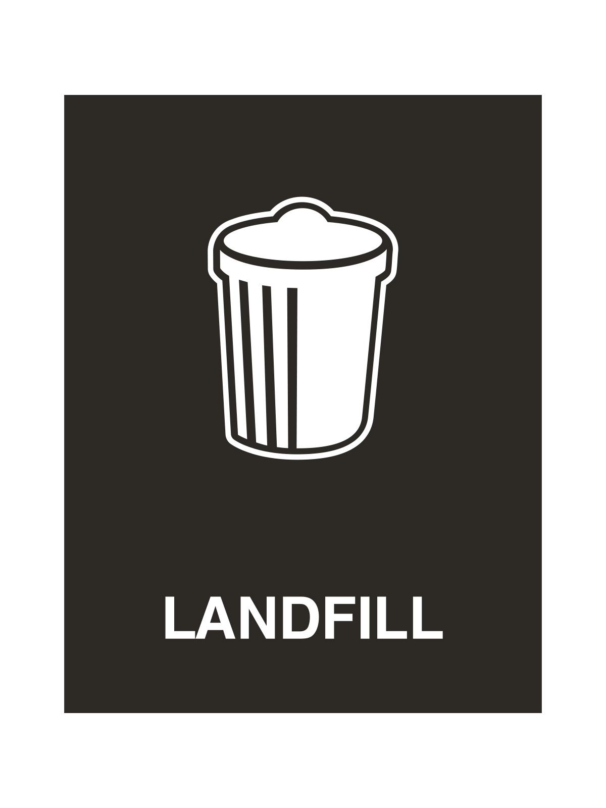 ASPYRE – Sign – Landfill – Black