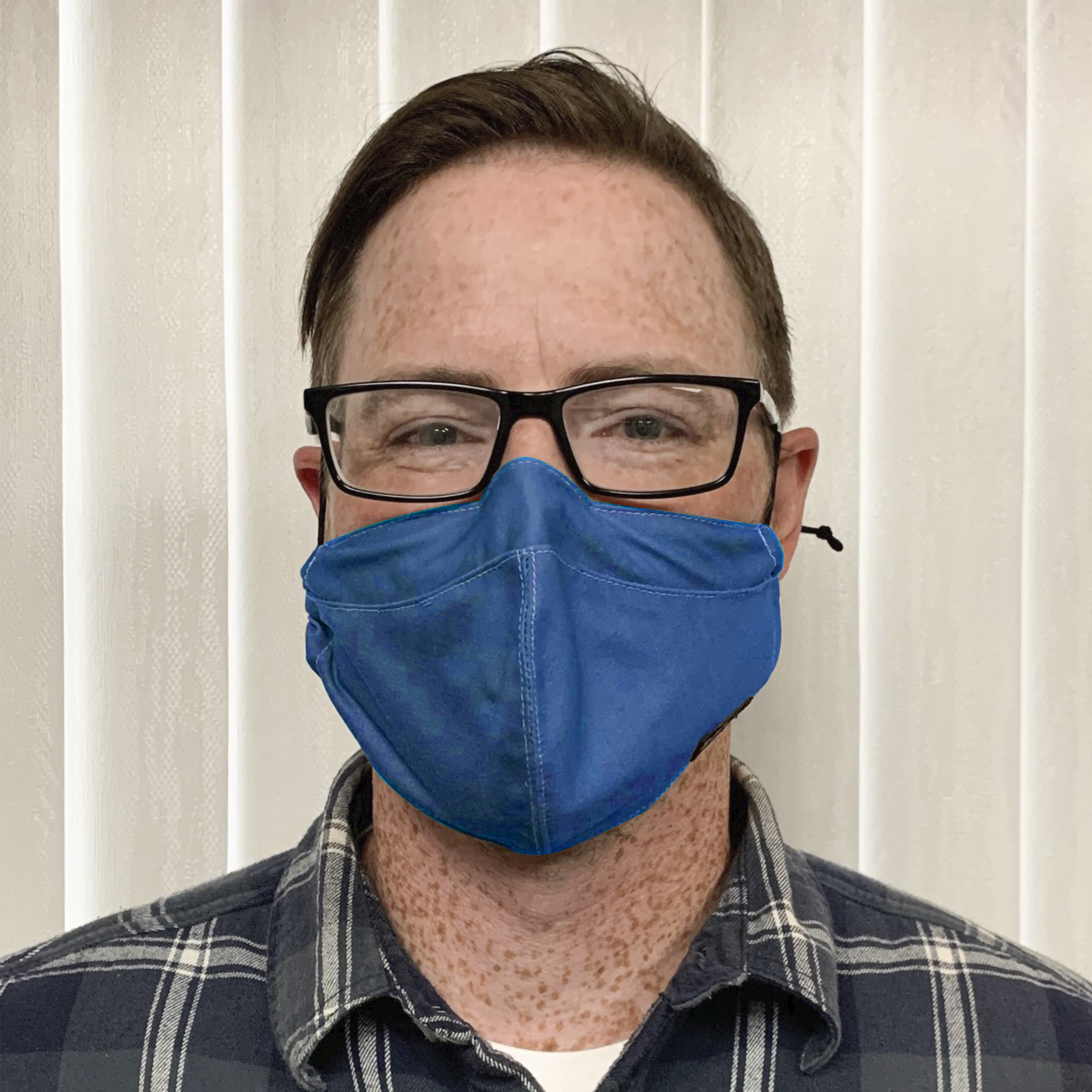 Zak Personal Protective Equipment (PPE) Reusable Safety Face Masks, Assorted Colors, 4-piece set slideshow image 5