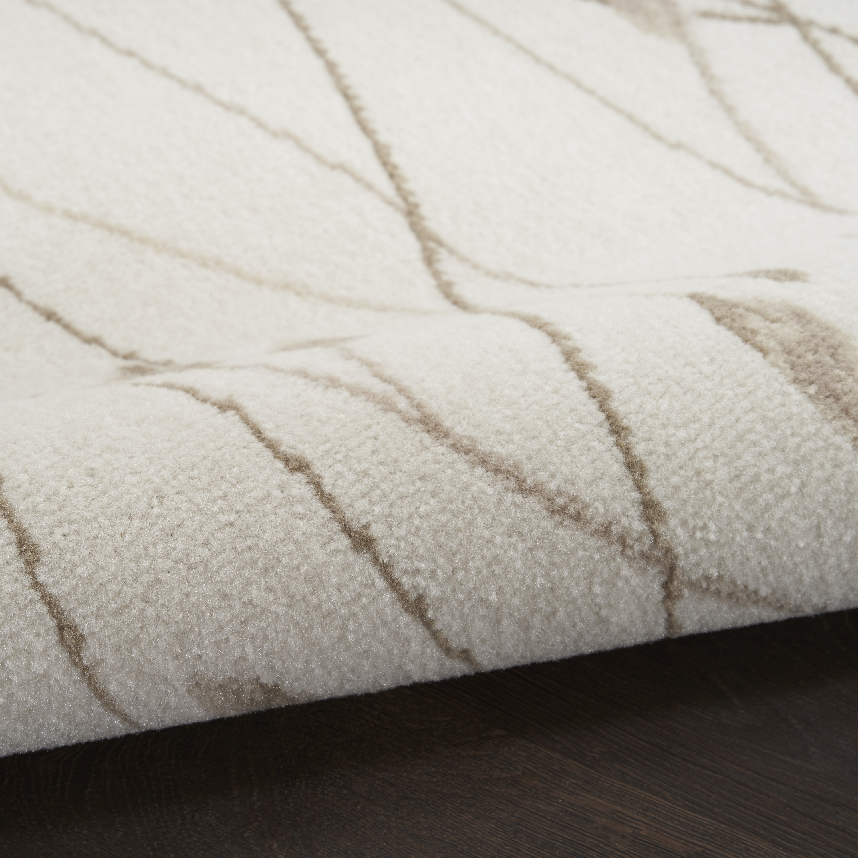 Nourison Grafix 2' x 4' Ivory Beige Modern Indoor Rug