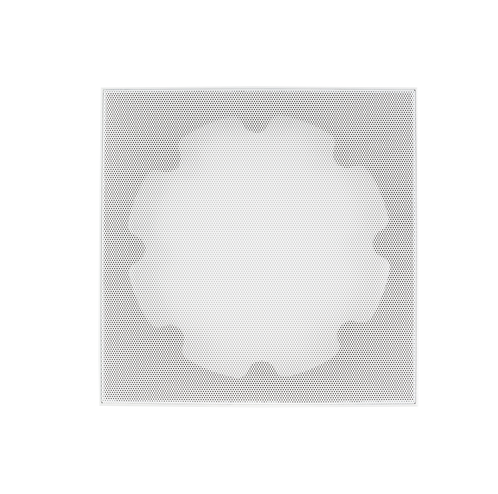 4" SQUARE ADAPTER W/ XPC MICRO TRIM GRILLE 4" IN-CEILING - WHITE (1 EACH)