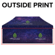 20'w Back Wall Printed Outside