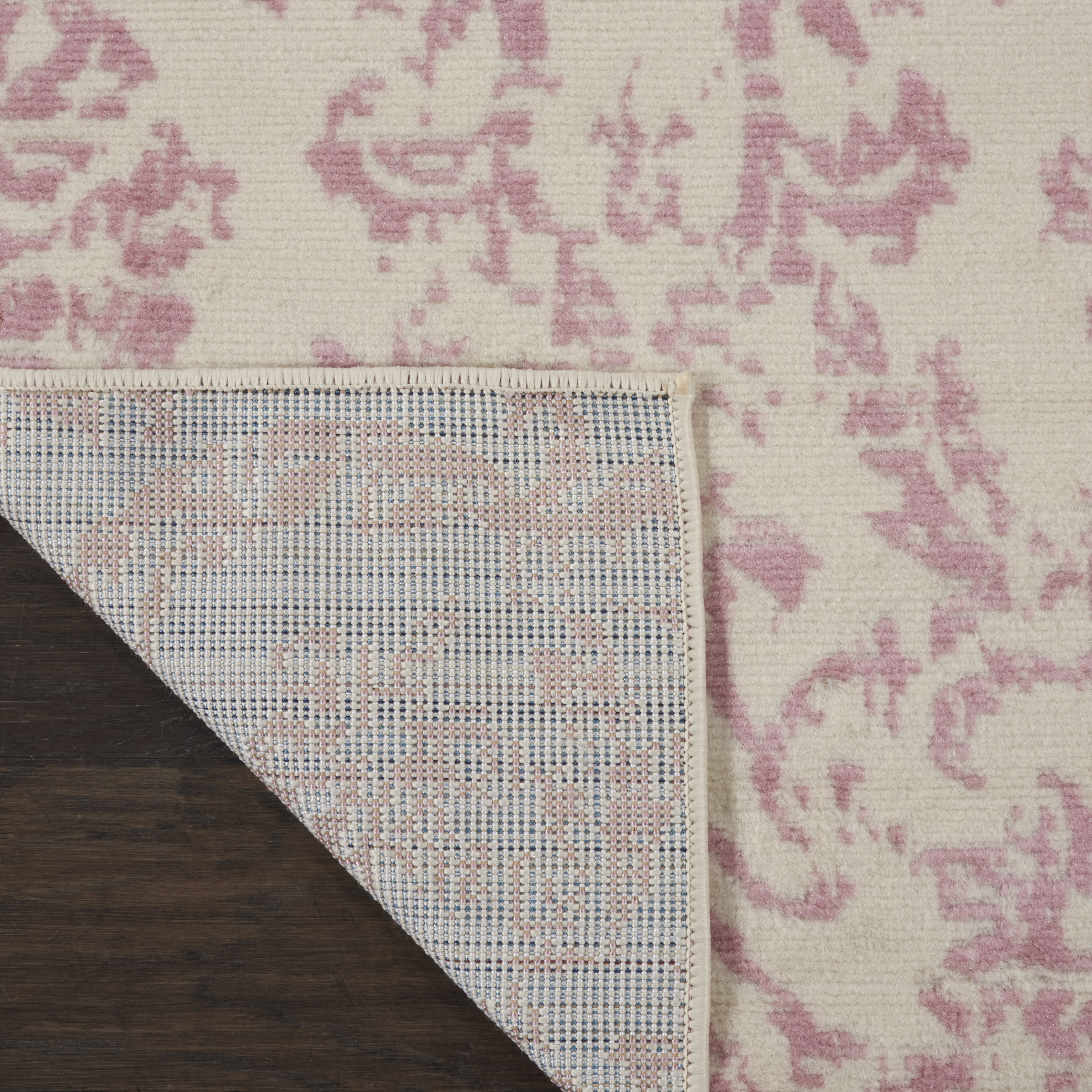 Nourison Jubilant 2' x 6' Ivory Pink Vintage Indoor Rug