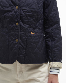 Summer Liddesdale Quilt Jacket Navy-Pearl