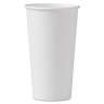 Solo, Single-Sided Poly Paper Hot Cups, 20 oz, White
