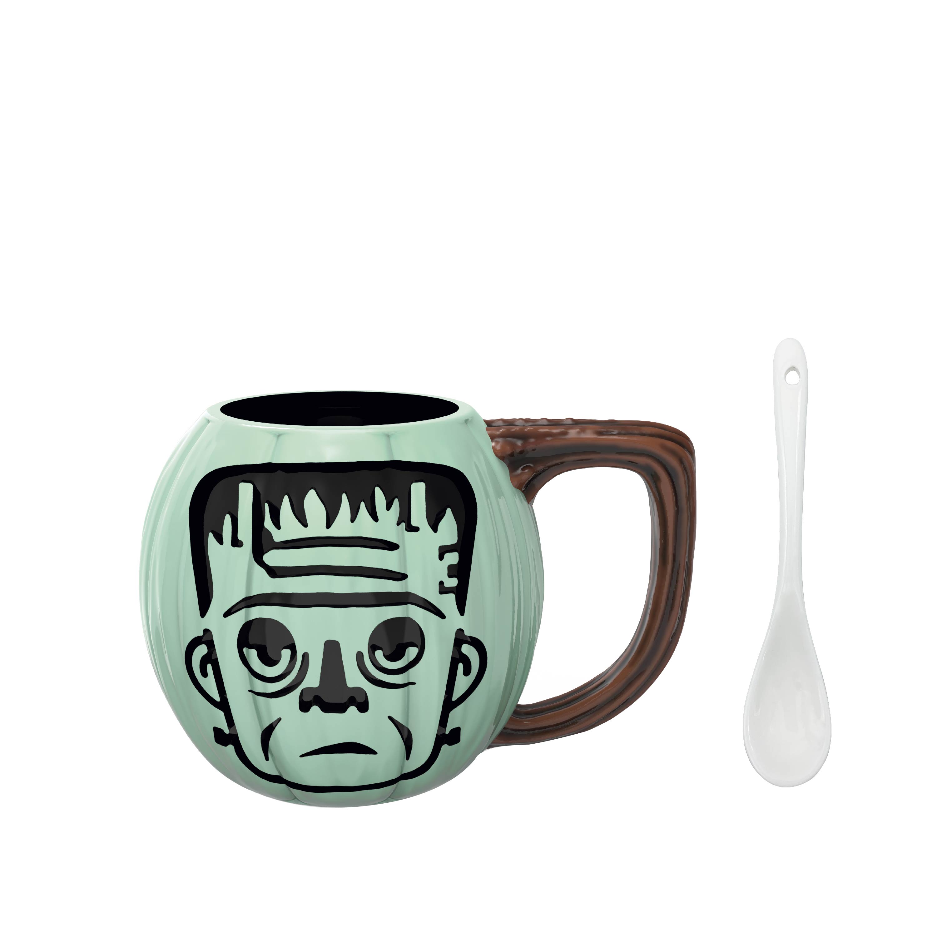 Little Monsters 15 ounce Coffee Mug and Spoon, Frankenstein slideshow image 1 Little Monsters 15 ounce Coffee Mug and Spoon, Frankenstein slideshow image 1