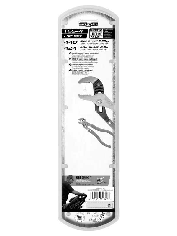 TGS-4 2pc Tongue & Groove Pliers Set