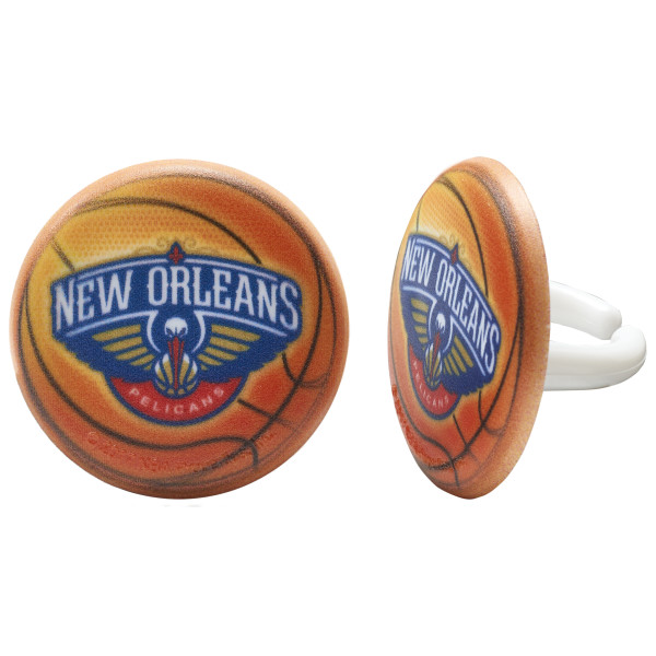 NBA Team Basketball Cupcake Rings
