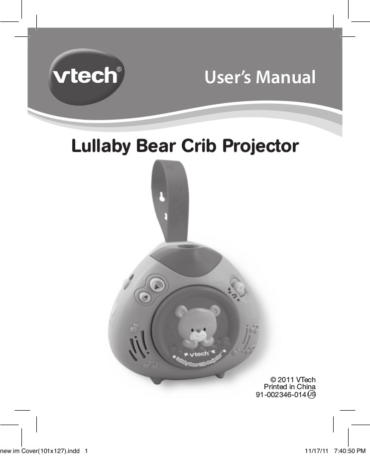 vtech lullaby bear