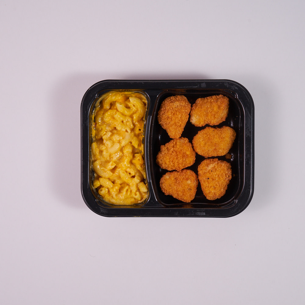 BANQUET Basic Chicken Nuggets With Mac And Cheese Meal Conagra