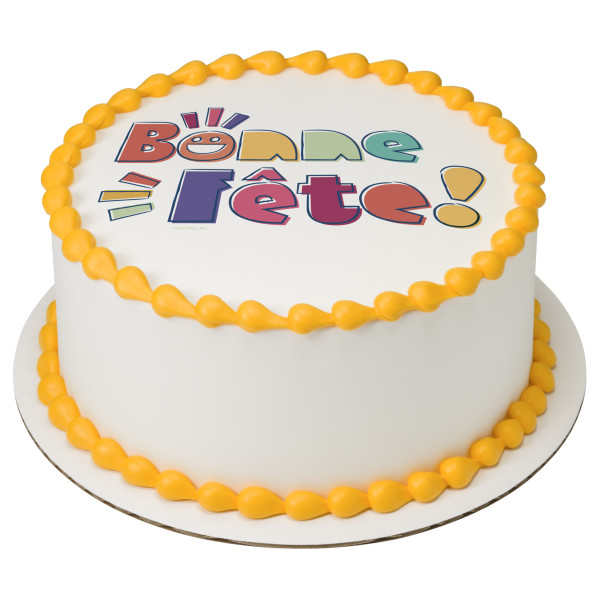 Bonne Fête! PhotoCake® Edible Image®