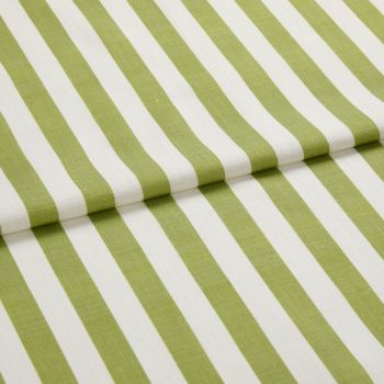 Portofino Stripe Kiwi Curtains