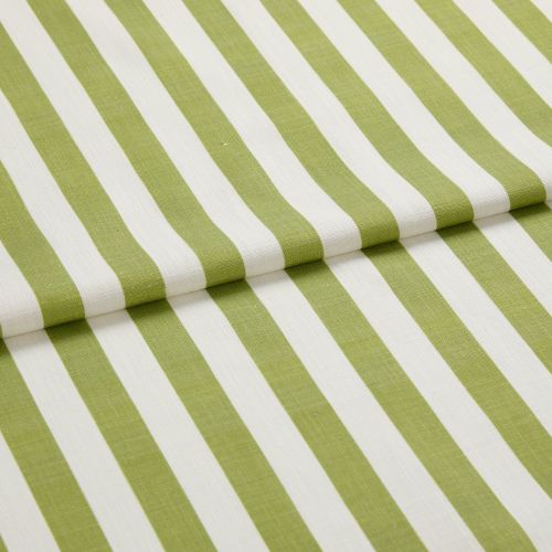 Portofino Stripe Kiwi Curtains