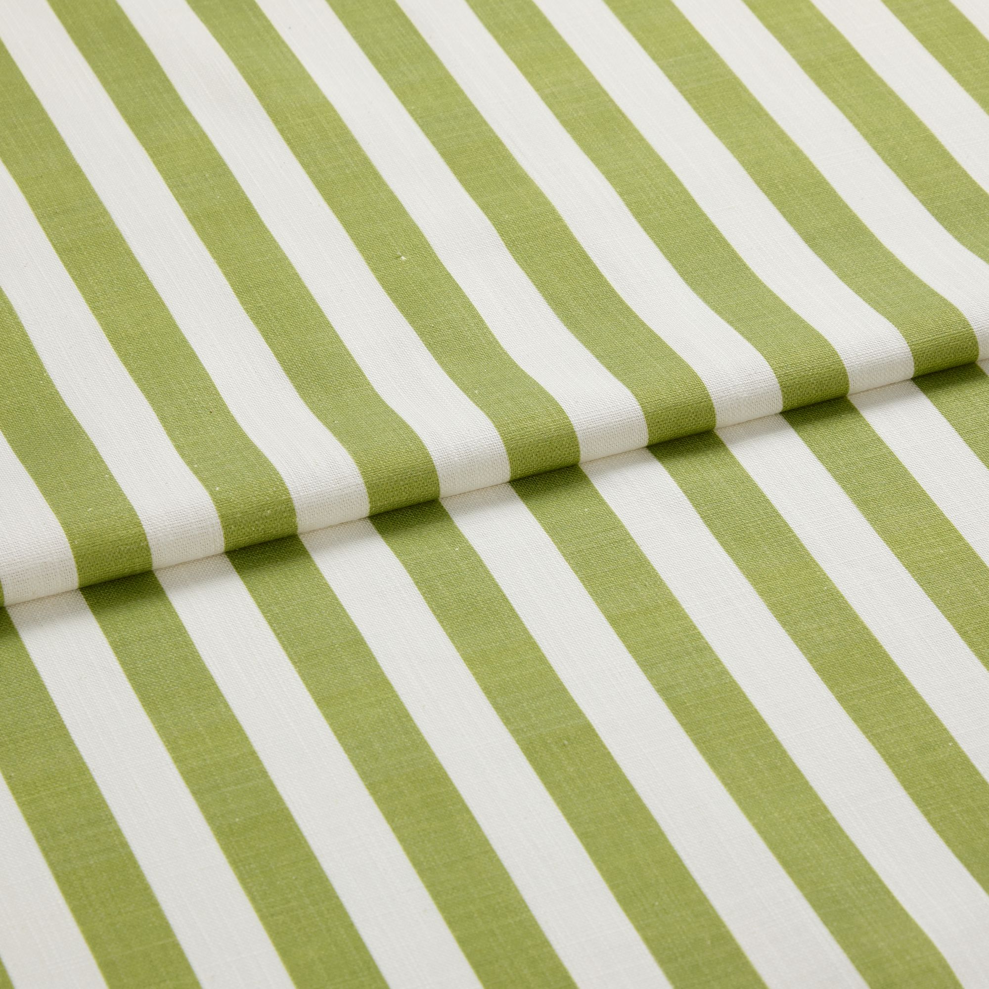 Portofino Stripe Kiwi Roman blind