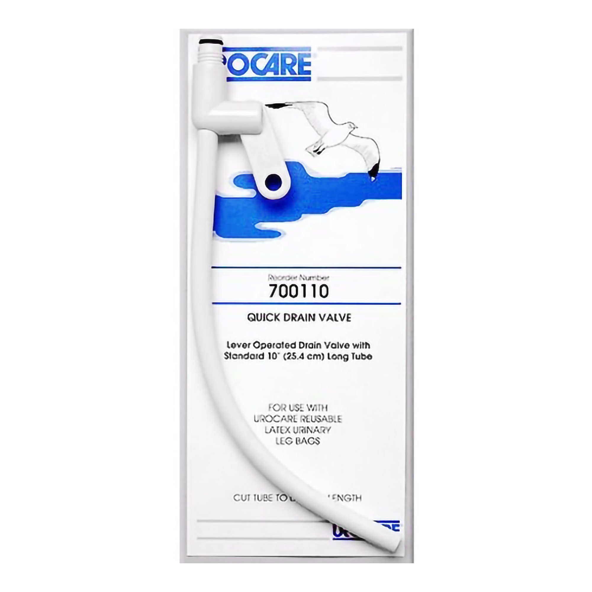 Urocare Quick Drain Valve Long DrainTube MK 764104