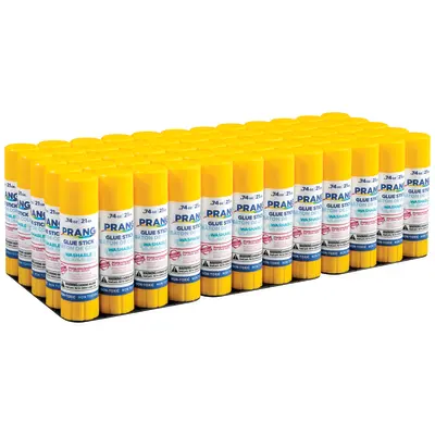 Prang Washable Glue Stick, Clear, .74 Oz., 60 Count