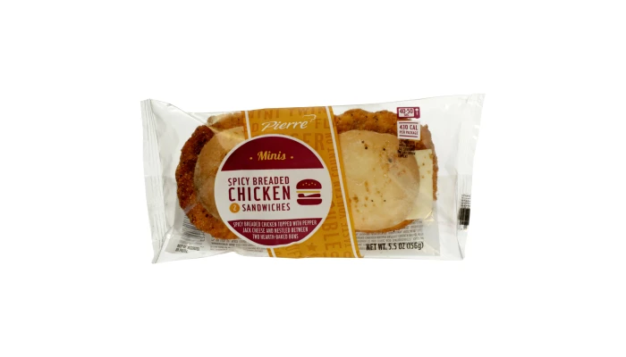 Pierre™ Mini Spicy Breaded Chicken Sandwiches_image_3