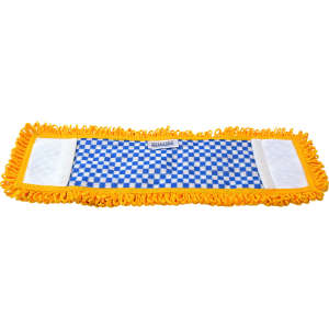 Hillyard, Trident, Premium Looped Microfiber Mesh Pocket Mop, 18"W, Yellow