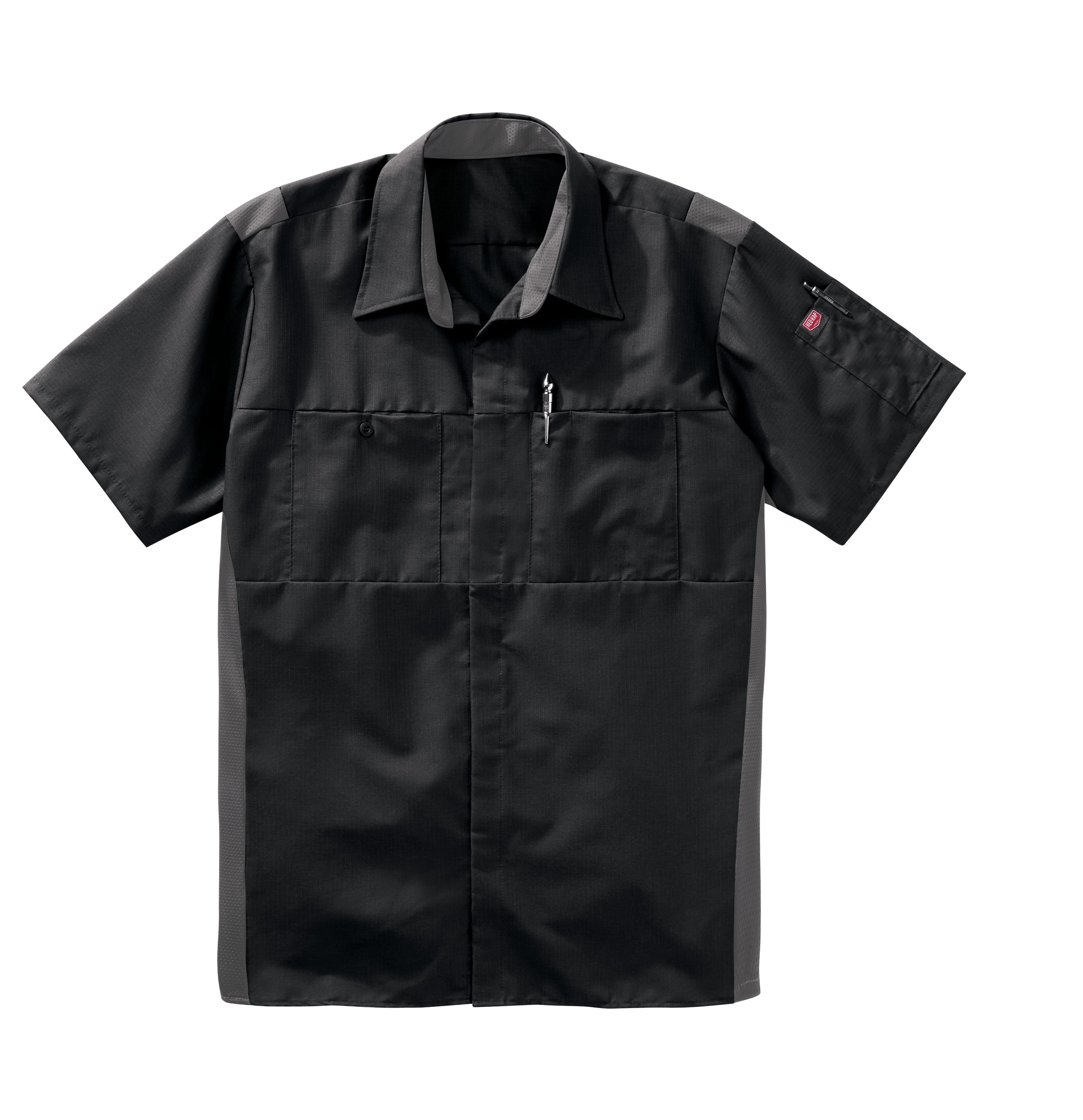Camisa Red Kap para hombre manga corta Performance Plus Shop con tecnología Oilblok - Imagen 11 de 41