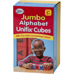 Jumbo Alphabet Unifix&reg; Cubes, Set of 30