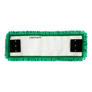I-Team, Premium Looped Microfiber Tabs Mop, 18"W, Green