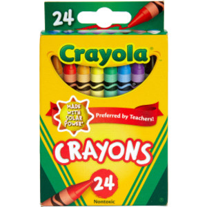 Crayons, Regular Size, 24 Count