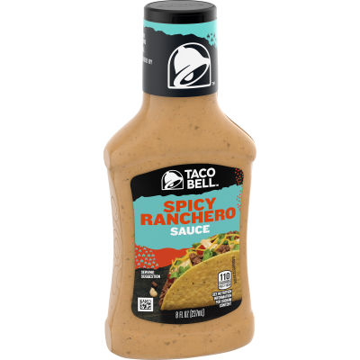 Taco Bell Spicy Ranchero Sauce, 8 fl oz Bottle