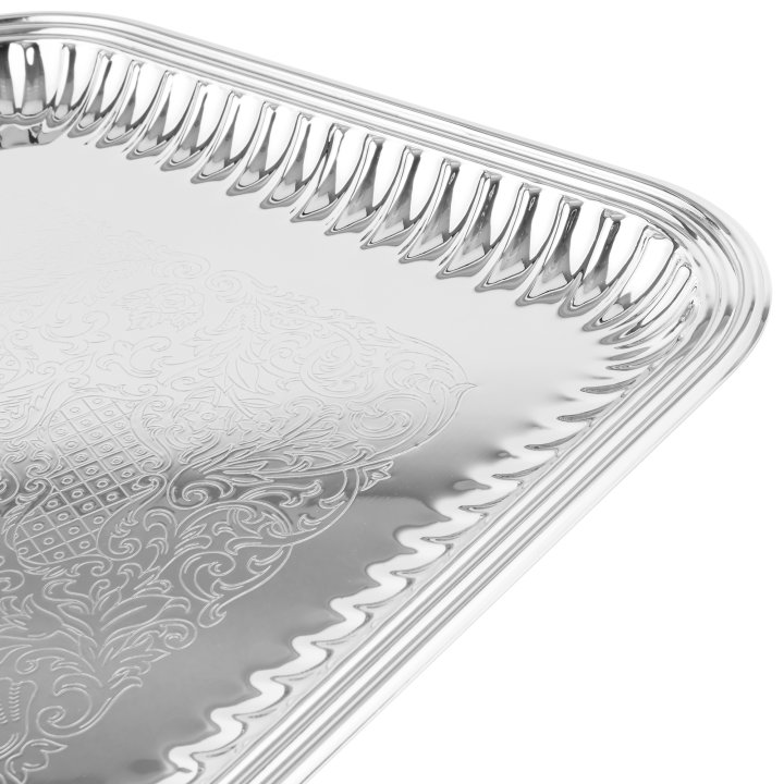 Esquire™ Rectangle Fluted Trays