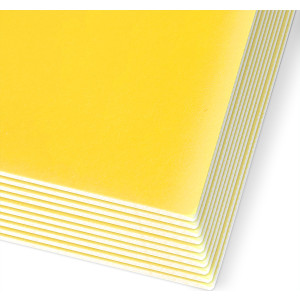 20 x 30 in Foam Board, Yellow, Pack of 10