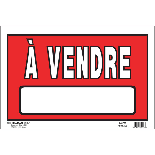 French For Sale Sign (8