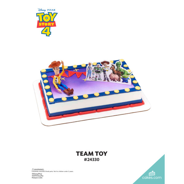 Disney and Pixar's Toy Story 4 Team Toy The Magic of Cakes® Icing Only Page
