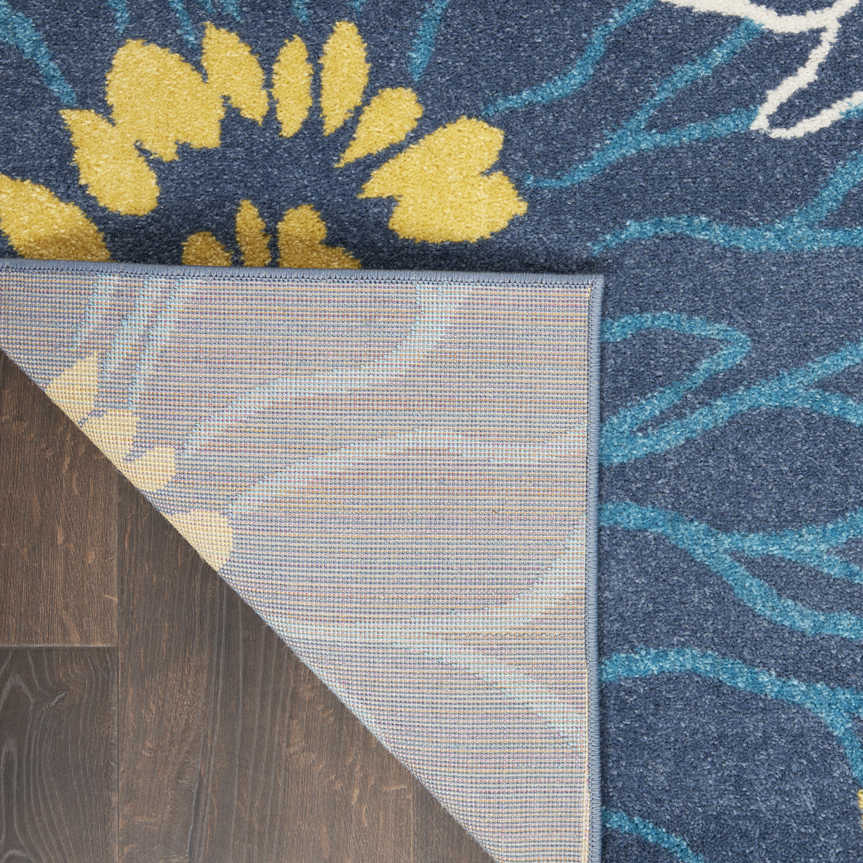 Nourison Passion 6'7" x 9'6" Blue Contemporary Indoor Rug