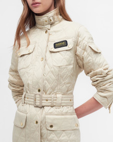 International Quilted Jacket Taupe-Pearl