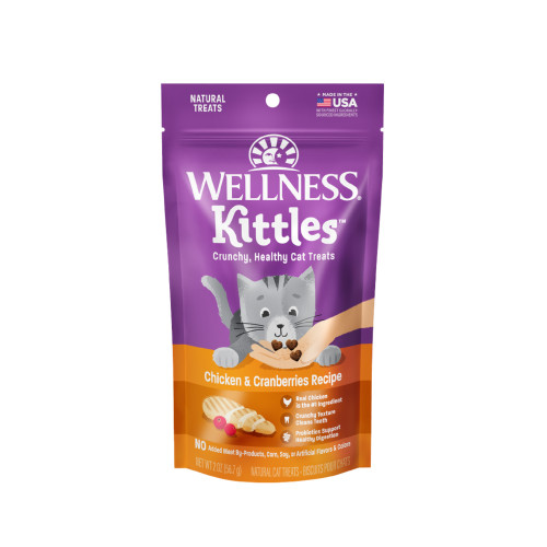 Wellness Kittles Chicken & Cranberry Front packaging